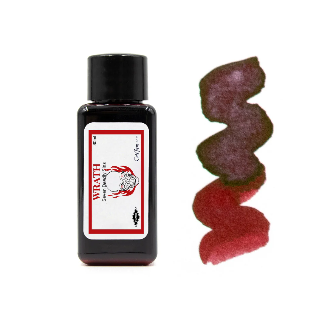 Cult Pens Exclusive 7 Deadly Sins Fountain Pen Ink by Diamine 30ml - Image 13