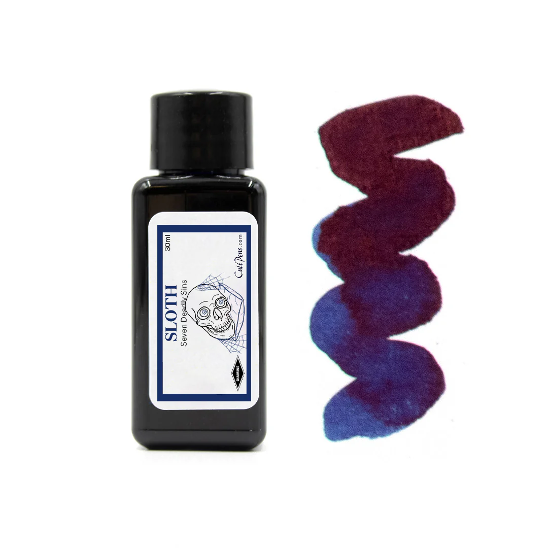 Cult Pens Exclusive 7 Deadly Sins Fountain Pen Ink by Diamine 30ml - Image 14