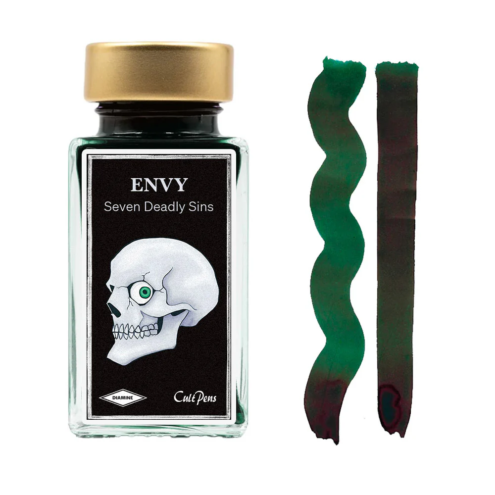 Cult Pens Exclusive 7 Deadly Sins Fountain Pen Ink by Diamine 50ml - Image 3