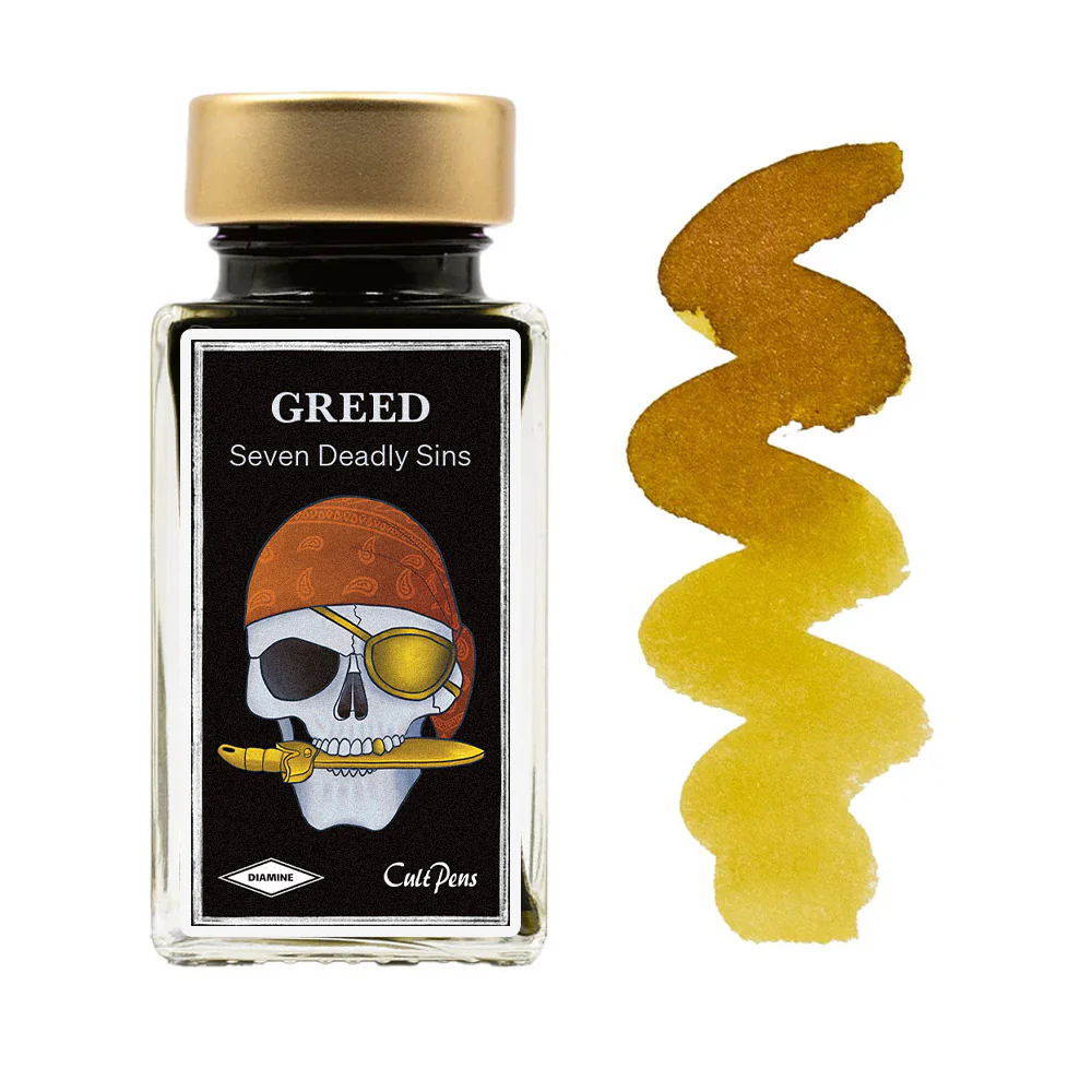 Cult Pens Exclusive 7 Deadly Sins Fountain Pen Ink by Diamine 50ml - Image 5