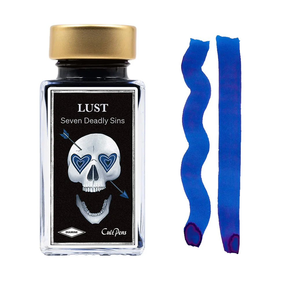 Cult Pens Exclusive 7 Deadly Sins Fountain Pen Ink by Diamine 50ml - Image 6