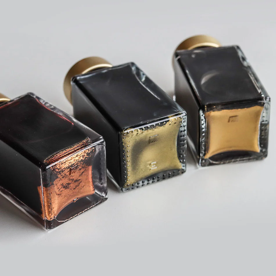 Cult Pens Exclusive Autumn Tones Shimmer Ink by Diamine 50ml - Image 2