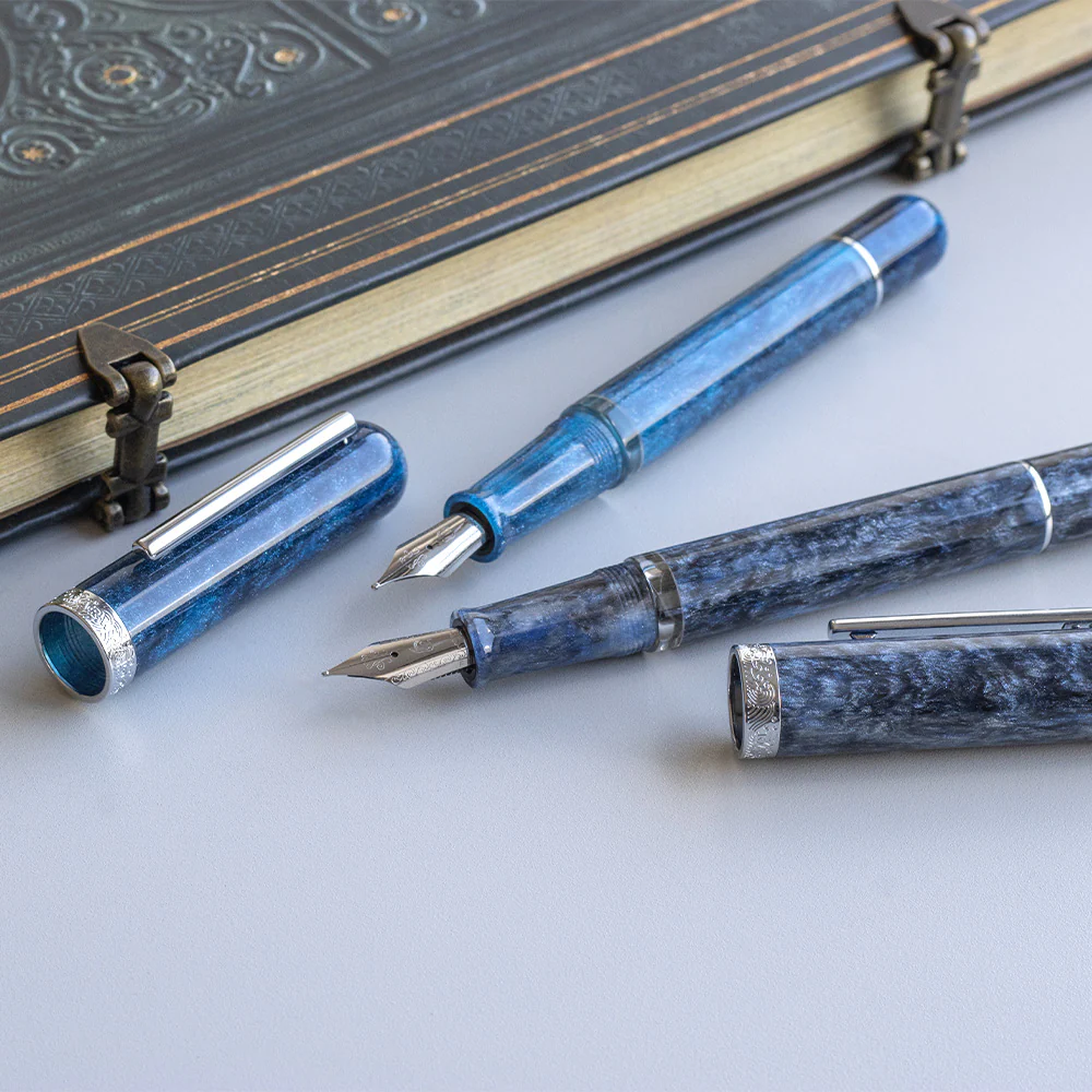 Cult Pens Exclusive Voyage Cosmic Grey Fountain Pen by Nahvalur - Image 2