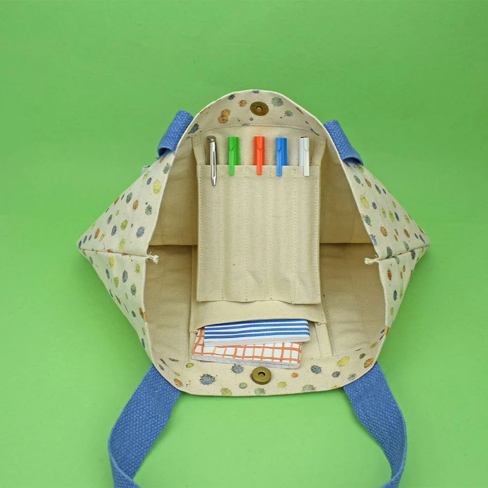 Cult Pens Ink Splodge Canvas Boat Tote - Image 4