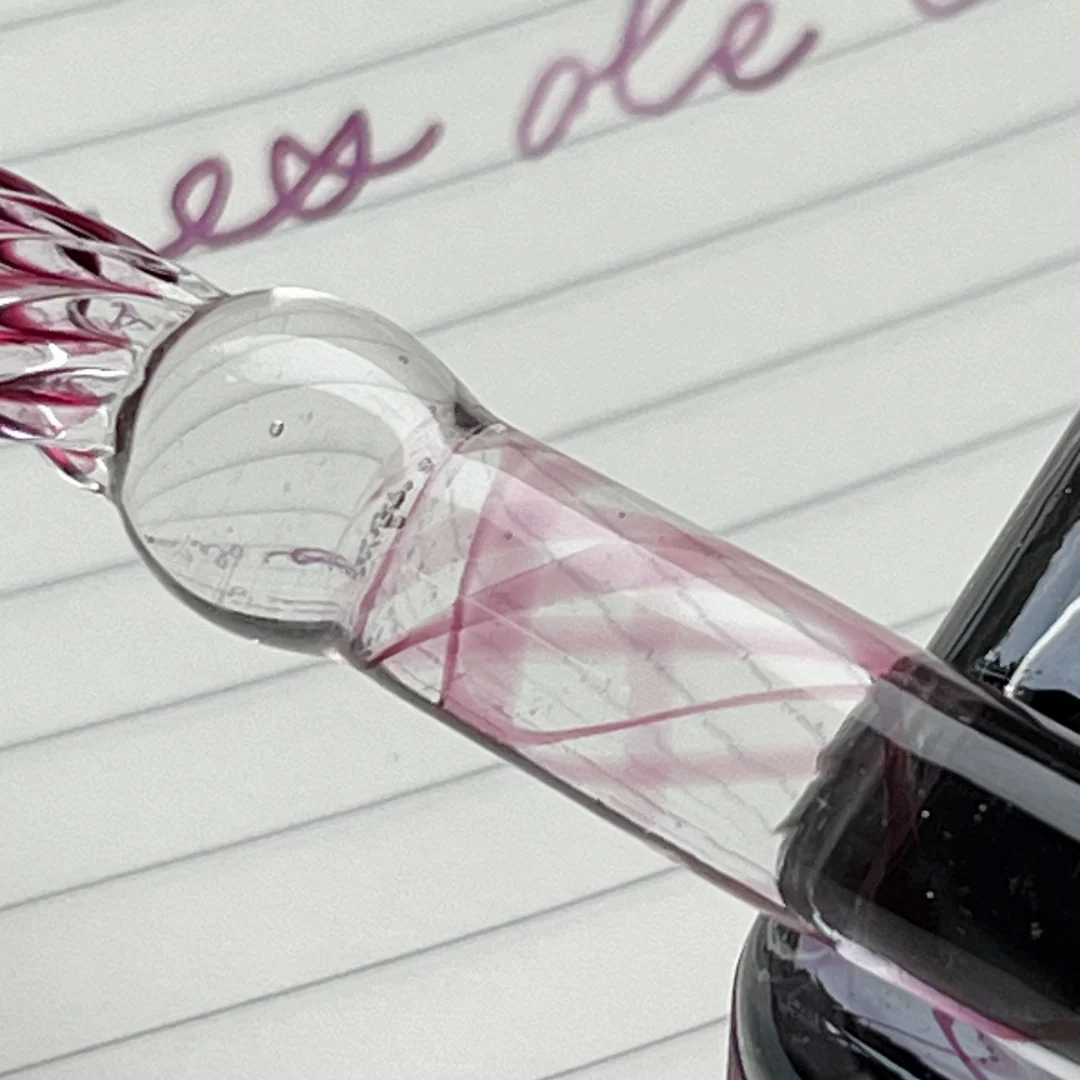 Cult Pens x Jacques Herbin Glass Dip Pen Larme De Cassis - Image 5
