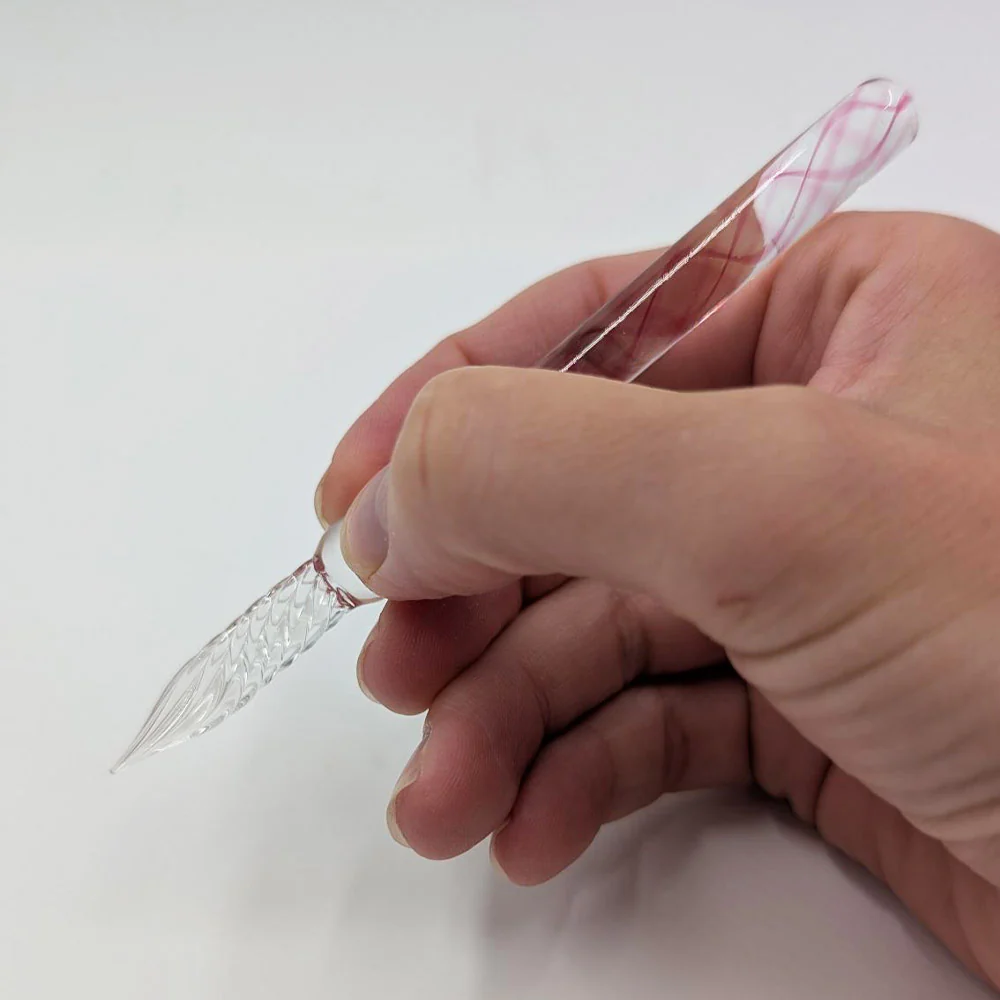Cult Pens x Jacques Herbin Glass Dip Pen Larme De Cassis - Image 9