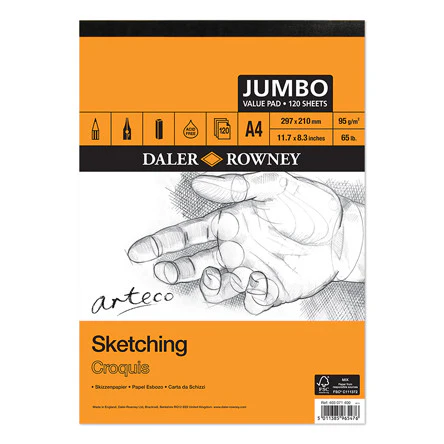Daler-Rowney Arteco Sketching Pad A4