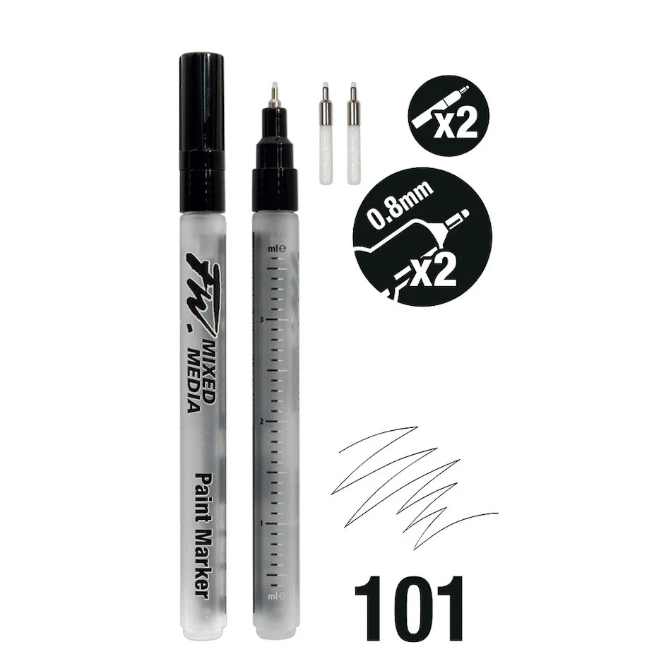 Daler-Rowney FW Mixed Media Empty Marker Set of 2