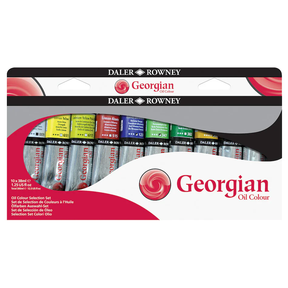 Daler-Rowney Georgian Oil Paint Selection Set of 10