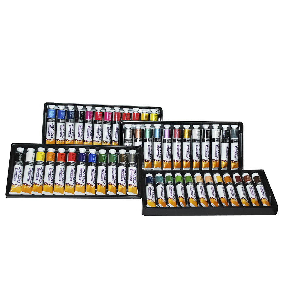 Daler-Rowney Graduate Acrylic Paint 22ml Set of 48 - Image 2