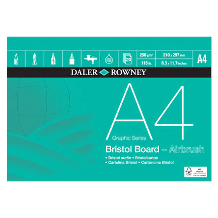 Daler-Rowney Graphic Series Bristol Pad A4