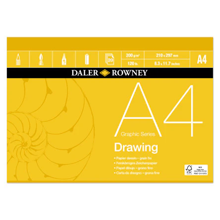 Daler-Rowney Graphic Series Drawing Pad A4
