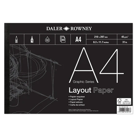 Daler-Rowney Graphic Series Layout Pad A4