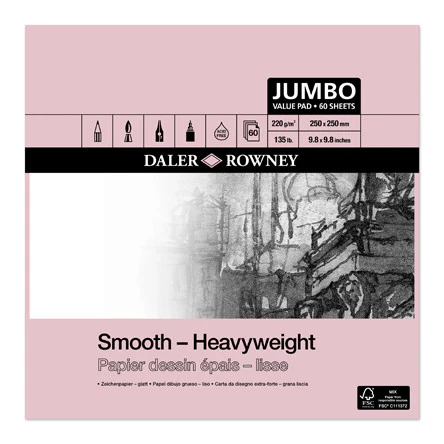 Daler-Rowney Smooth Heavyweight Pad 250x250