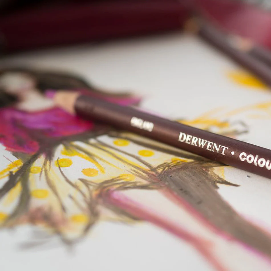 Derwent Coloursoft Coloured Pencil Tin of 36 - Image 3