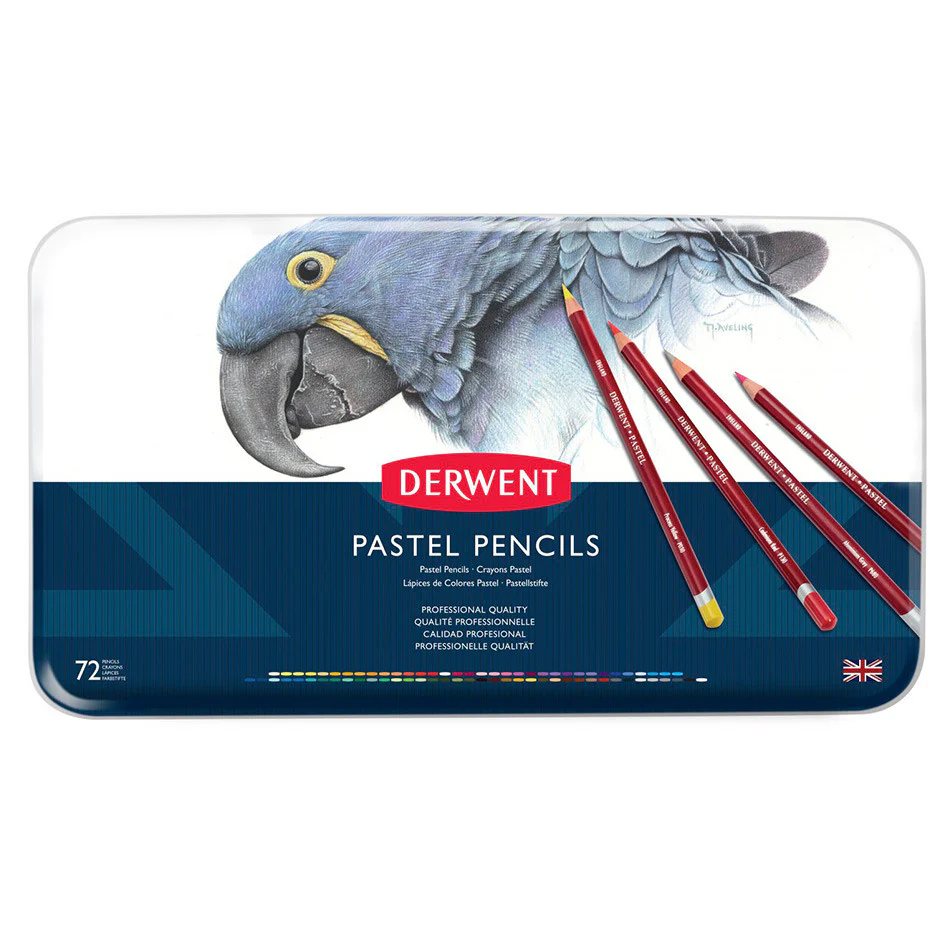 Derwent Pastel Pencil Tin of 72