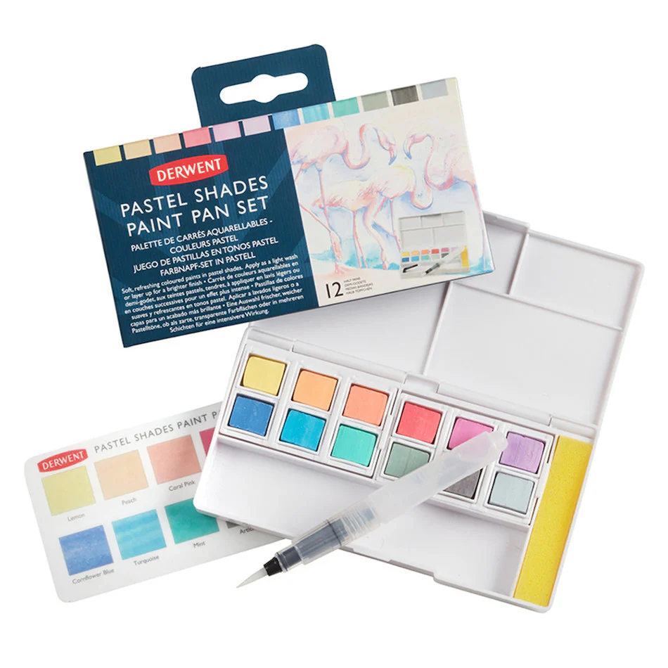 Derwent Pastel Shades Paint Pan Set - Image 3