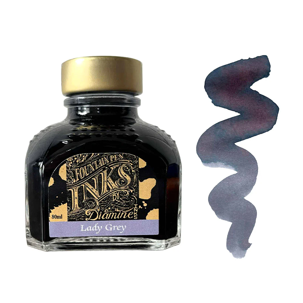 Diamine Ink 80ml Bottle Lady Grey