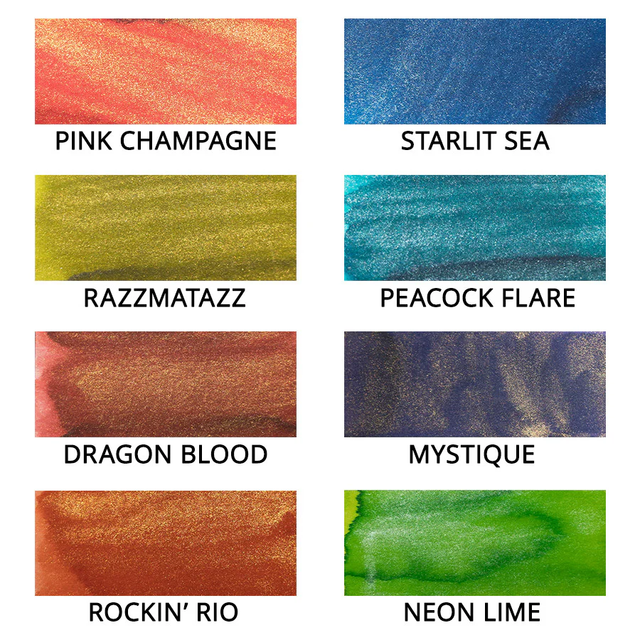 Diamine Shimmering Ink 50ml - Image 2