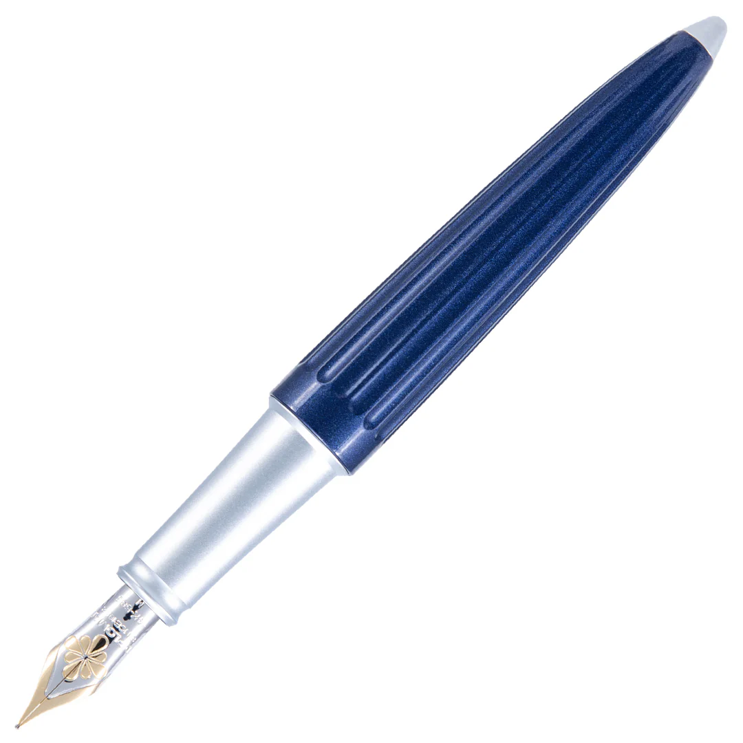 Diplomat Aero Midnight Blue Fountain Pen 14ct Nib