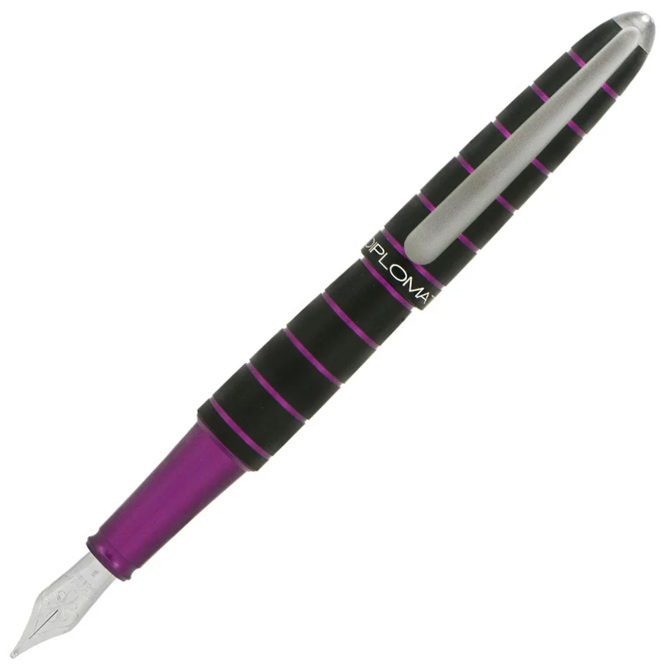 Diplomat Elox Fountain Pen Ring Black/Purple