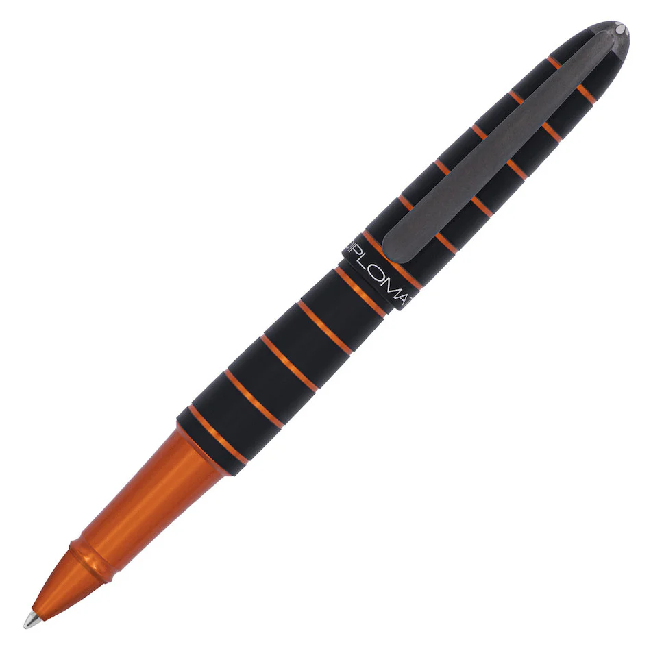 Diplomat Elox Rollerball Pen Ring Black/Orange