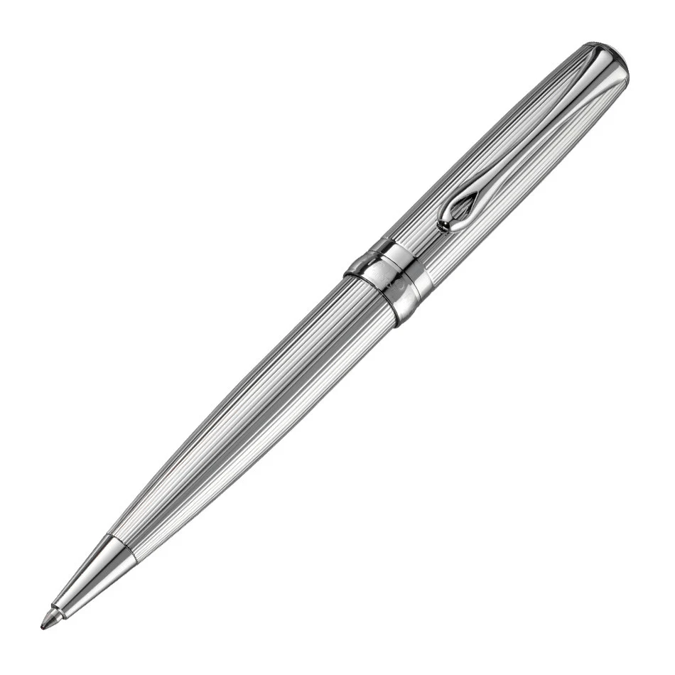 Diplomat Excellence A2 Guilloche Chrome Ballpoint Pen
