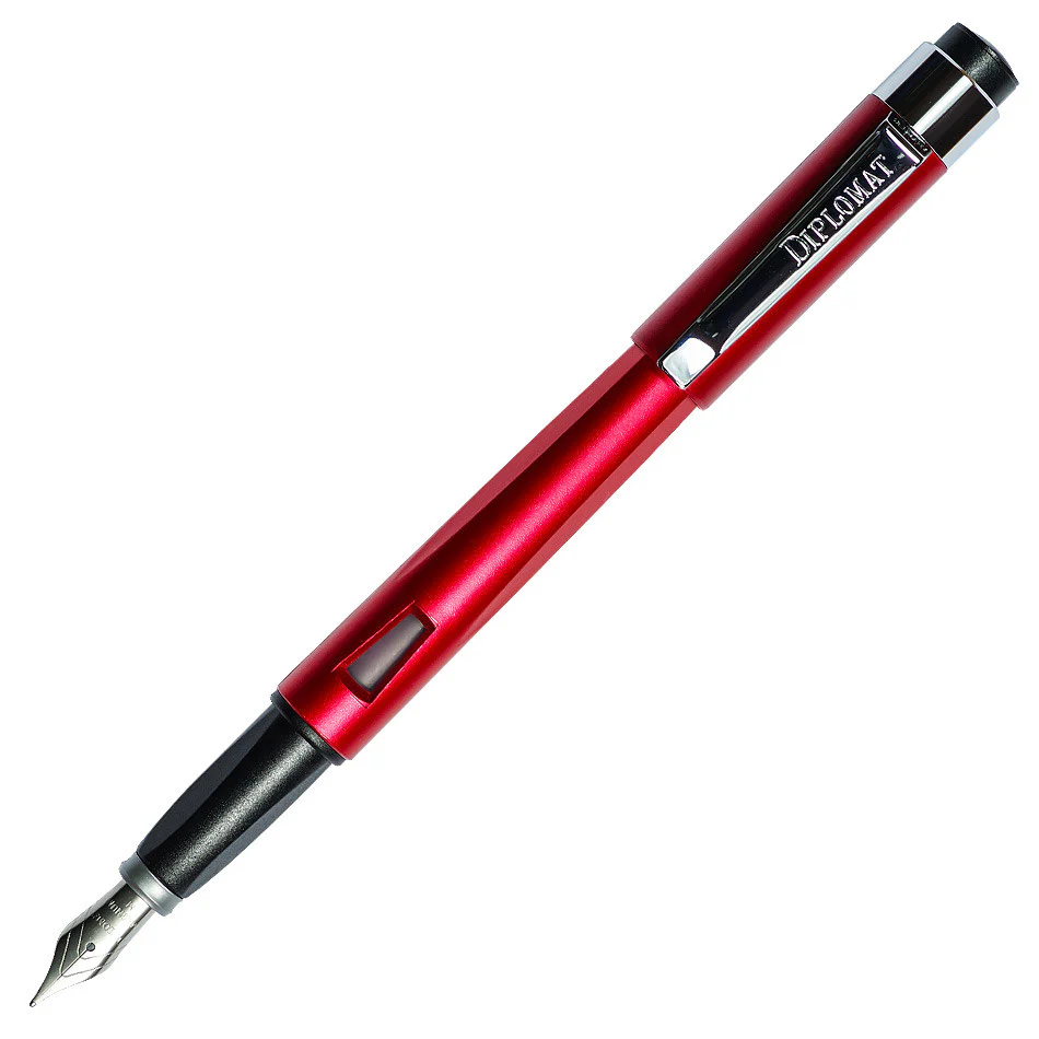 Diplomat Magnum Fountain Pen Burned Red