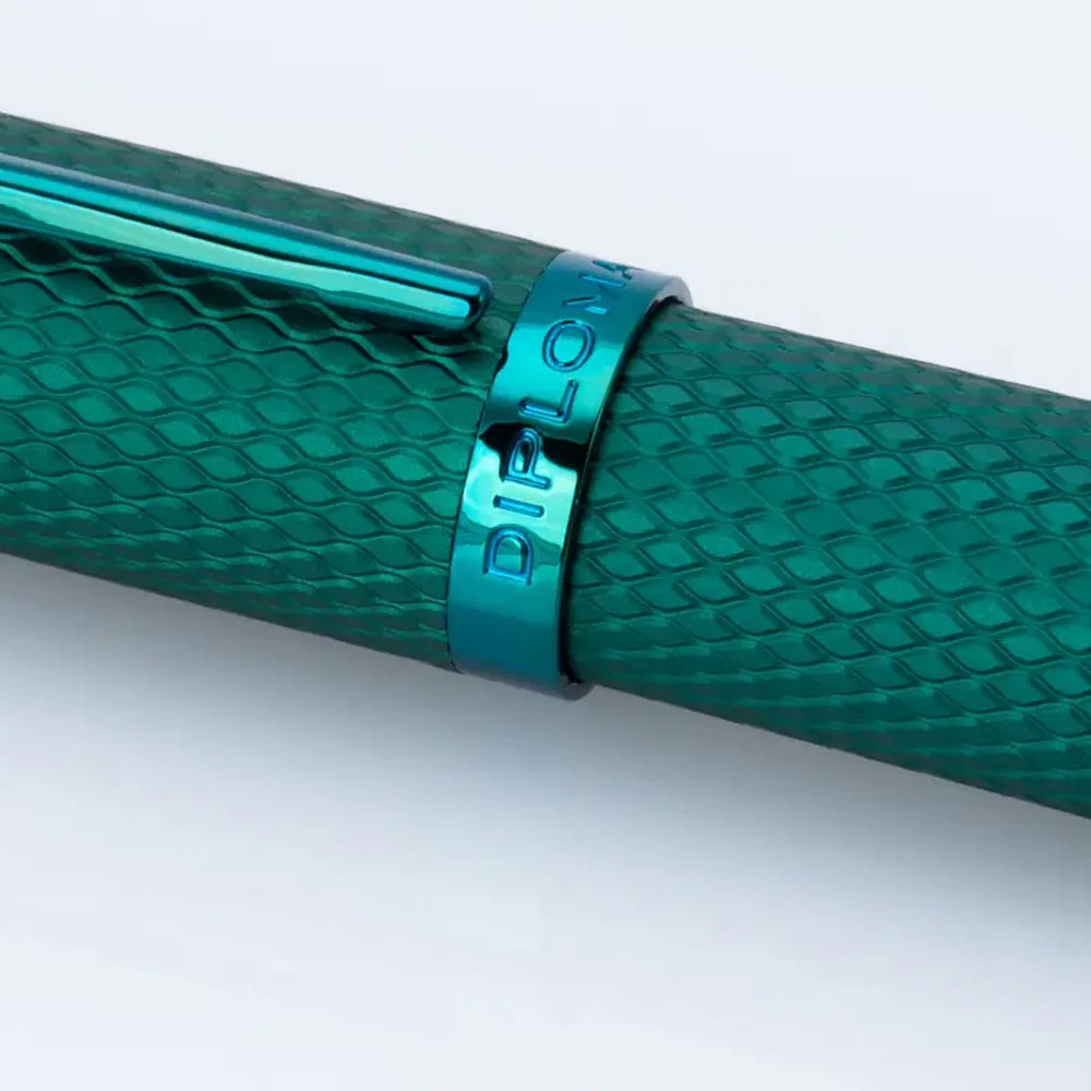 Diplomat Viper Ballpoint Pen Green - Image 2