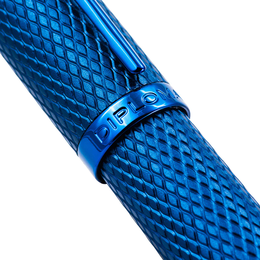 Diplomat Viper Guilloche Rollerball Blue - Image 2