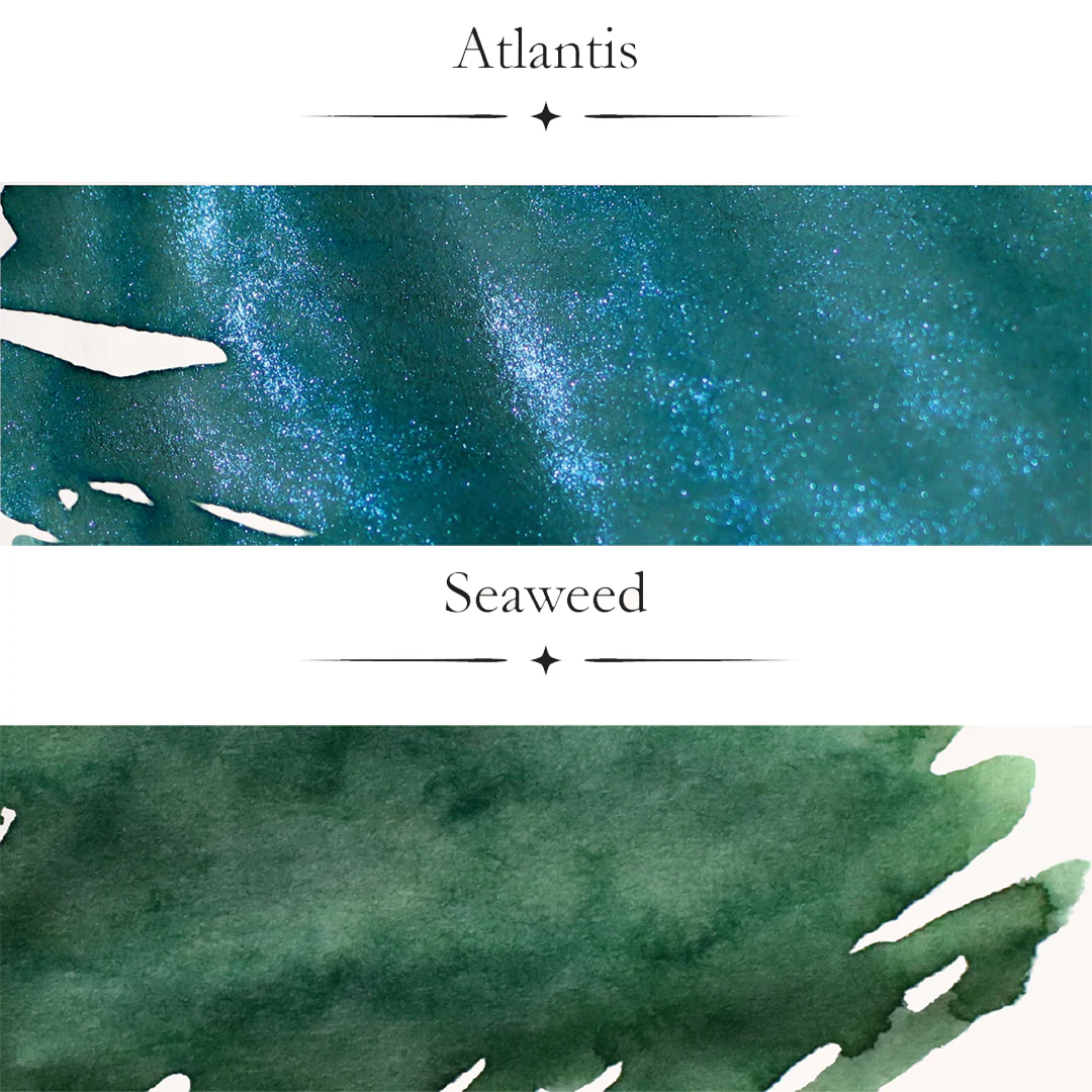 Dominant Industry Ink Archiving Book Atlantis Fountain Pen Ink 25ml - Image 2