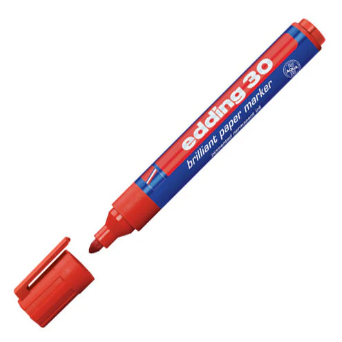 edding 30 Brilliant Paper Marker Pen Bullet - Image 2