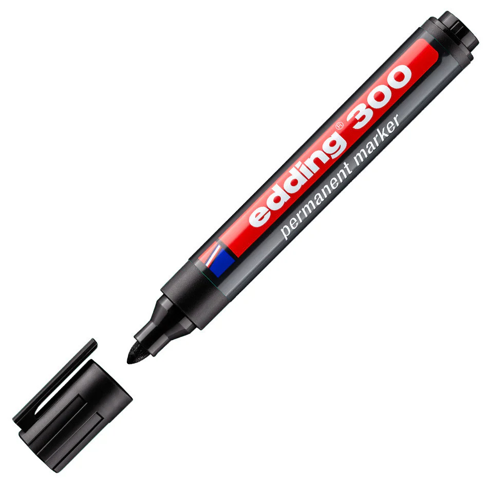 edding 300 Permanent Marker Set of 3 - Image 2