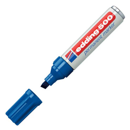 edding 500 Permanent Marker Pen Chisel - Image 3