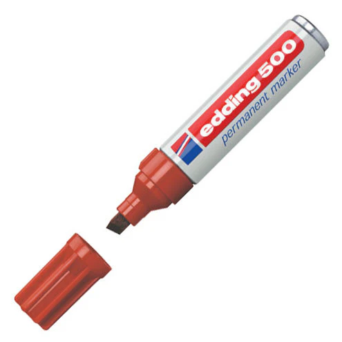 edding 500 Permanent Marker Pen Chisel - Image 7