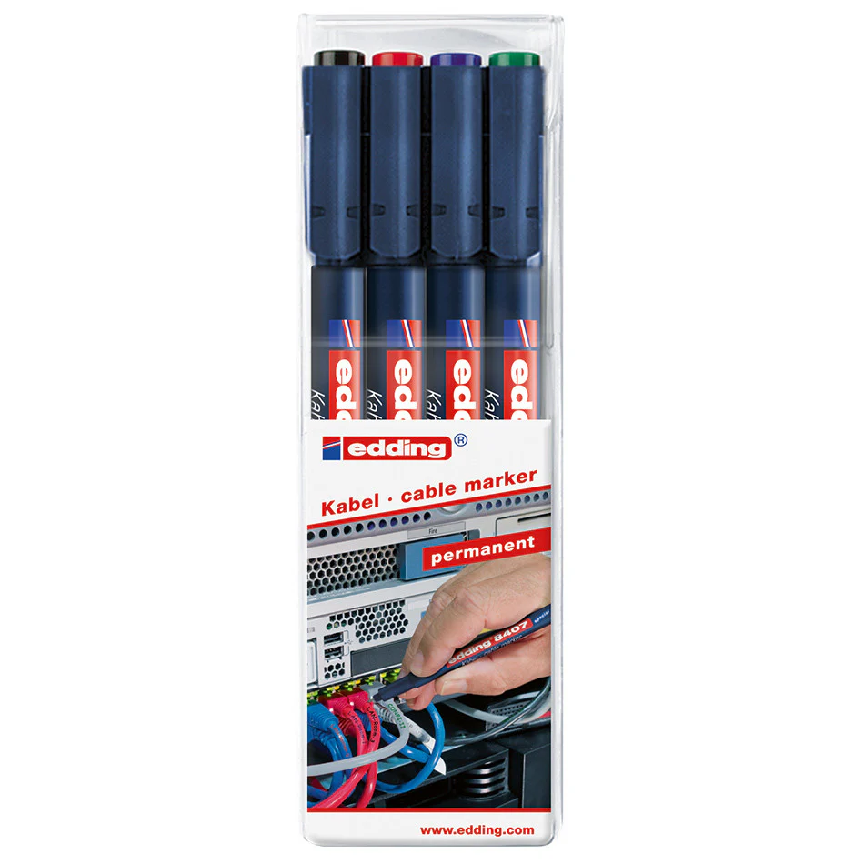 edding 8407 Cable Marker Set