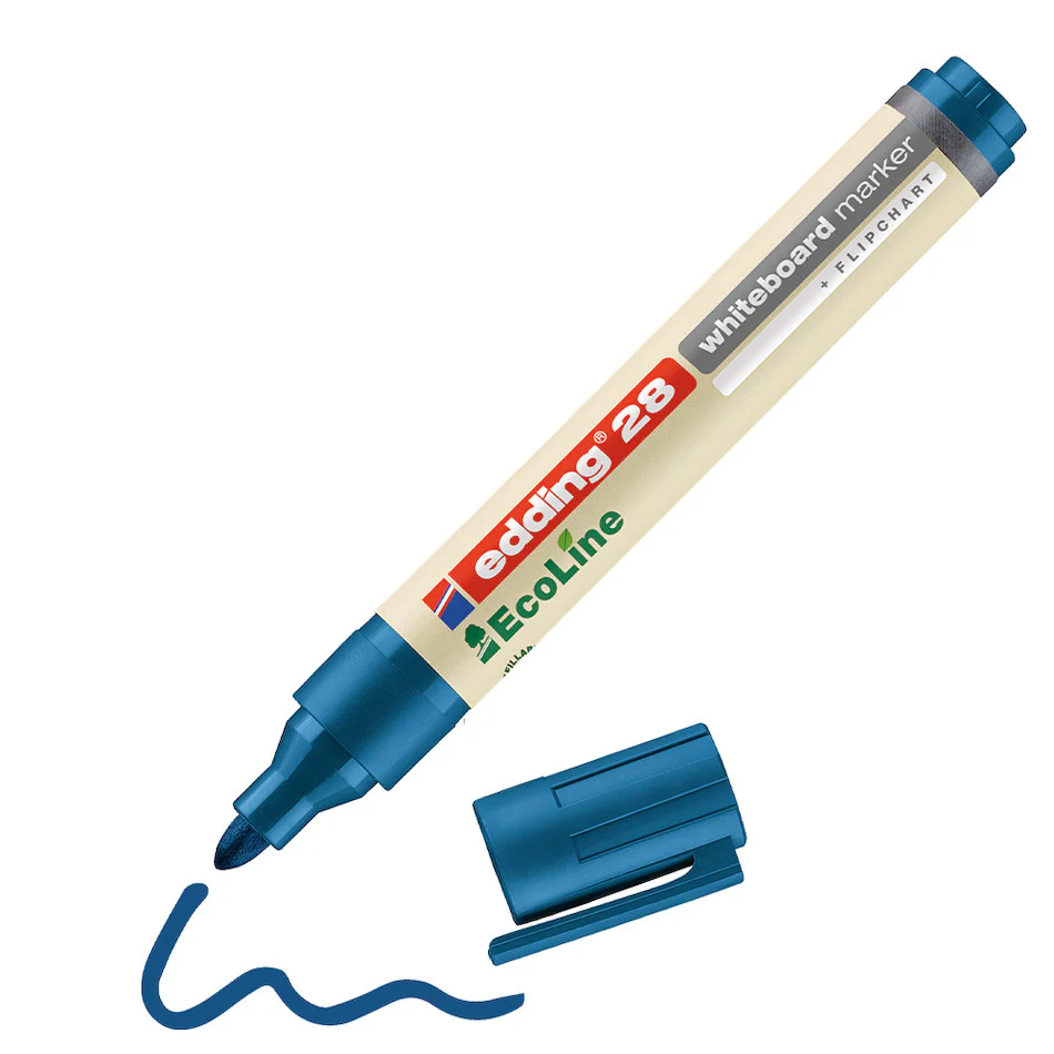 edding EcoLine 28 Whiteboard Marker Set of 4 - Image 3