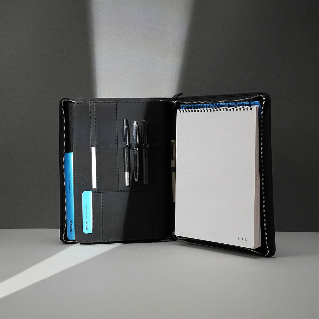 Endless Folio A4 with Storyboard Spiral Notebook Black - Image 2