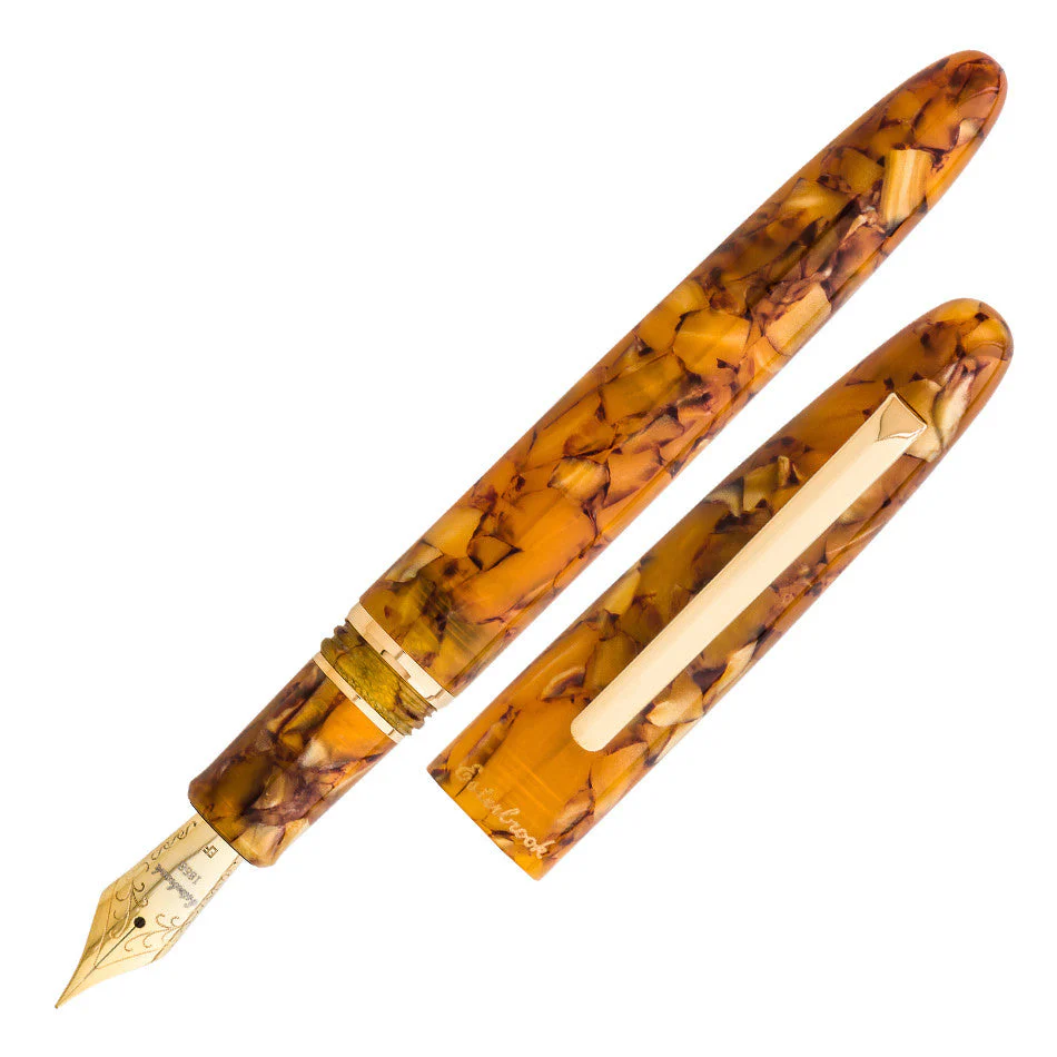 Esterbrook Estie Fountain Pen Honeycomb With Gold Trim Custom Gena Nib