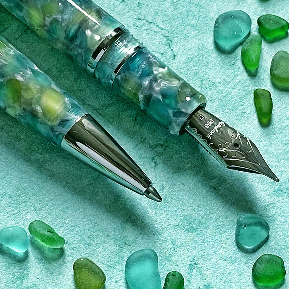Esterbrook Estie Fountain Pen Sea Glass with Palladium Trim - Image 2