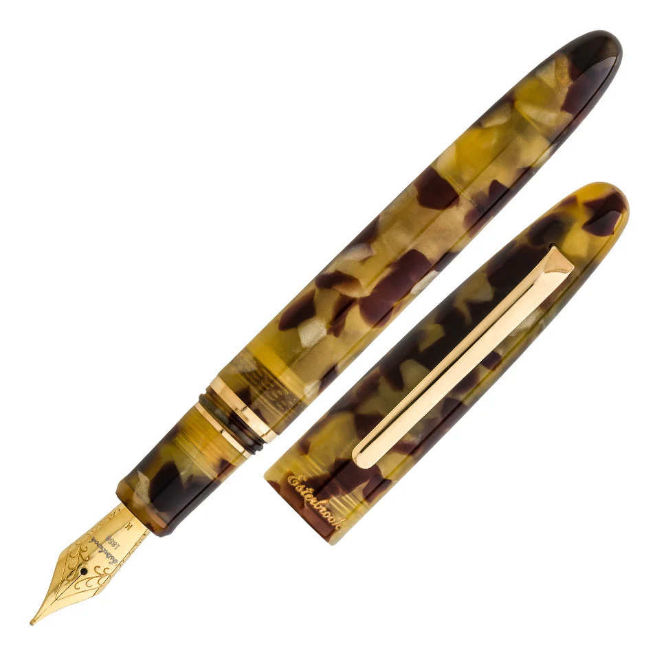 Esterbrook Estie Fountain Pen Tortoise With Gold Trim