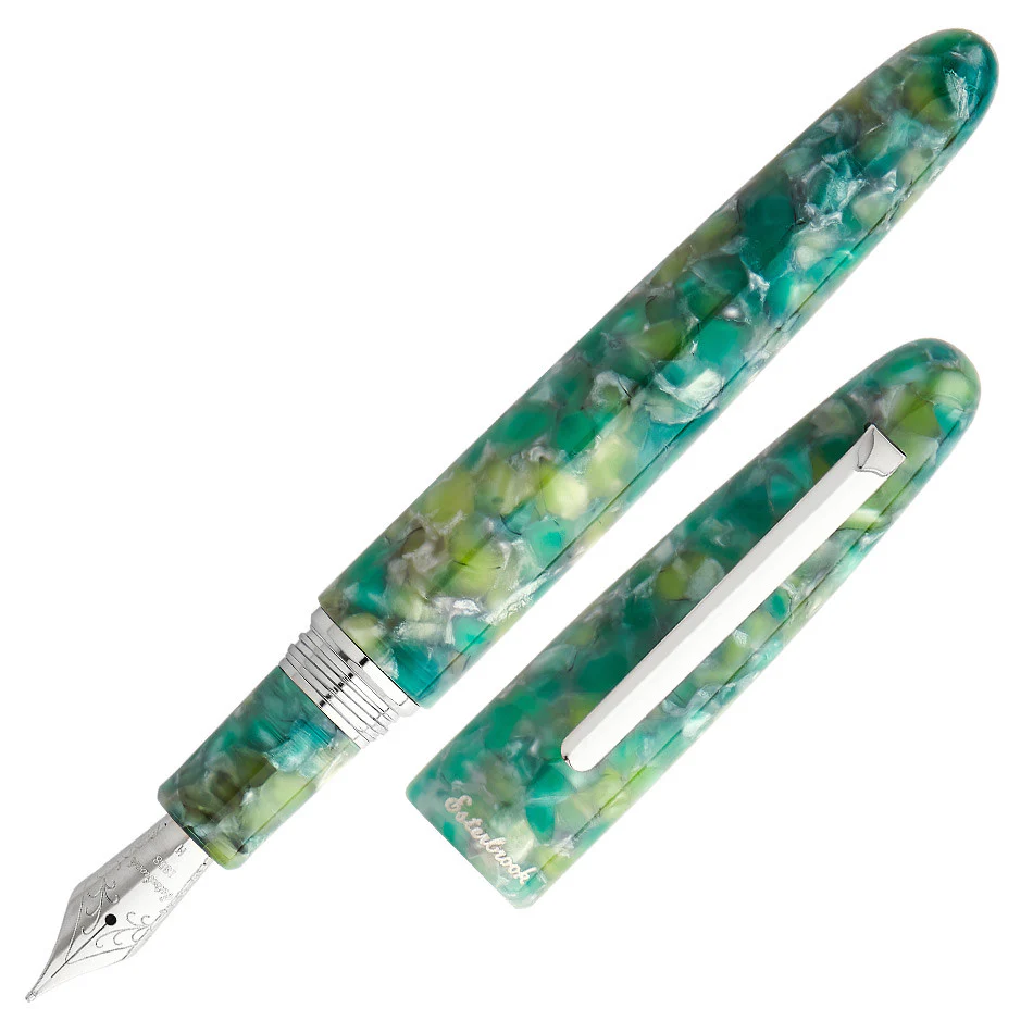 Esterbrook Estie Oversize Fountain Pen Sea Glass with Palladium Trim