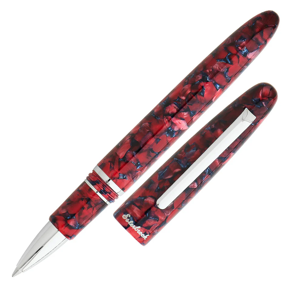 Esterbrook Estie Rollerball Pen Scarlet With Palladium Trim