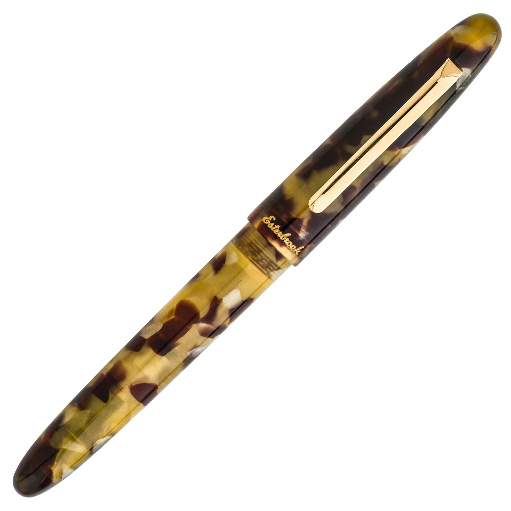 Esterbrook Estie Rollerball Pen Tortoise With Chrome Trim - Image 2