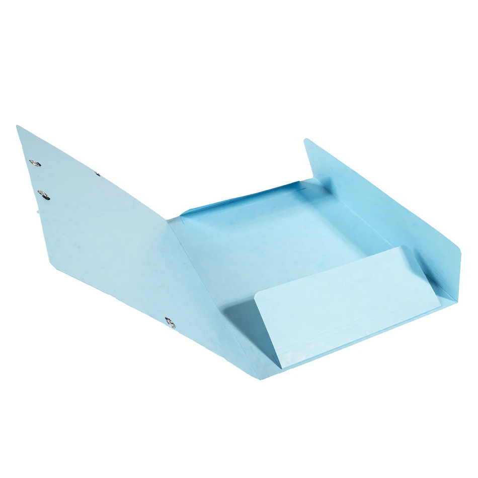 Exacompta Aquarel A4 Folder 3 Flap Blue - Image 2