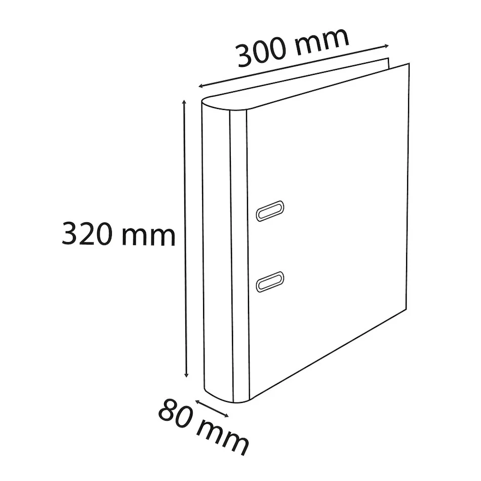 Exacompta Eterneco Lever Arch File Round Spine A4 - Image 4