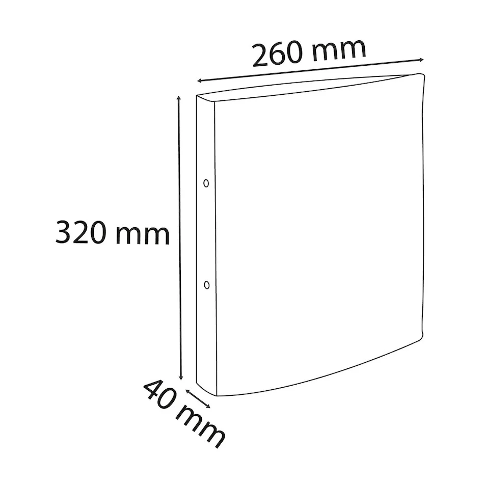 Exacompta Forever 100% Recycled Rolled Binder 4 Ring Folder Green - Image 3