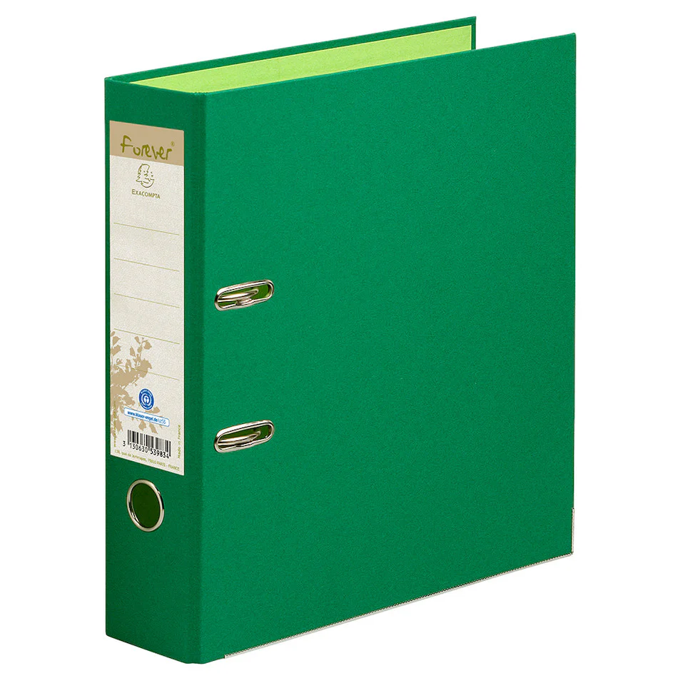 Exacompta Forever Prem'Touch Lever Arch Folder A4 Green