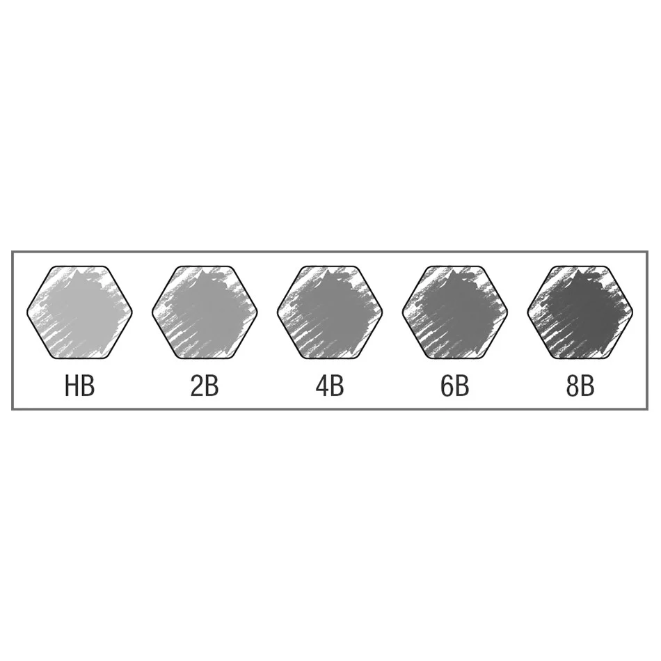 Faber-Castell 9000 Jumbo Pencil Set of 5 - Image 3