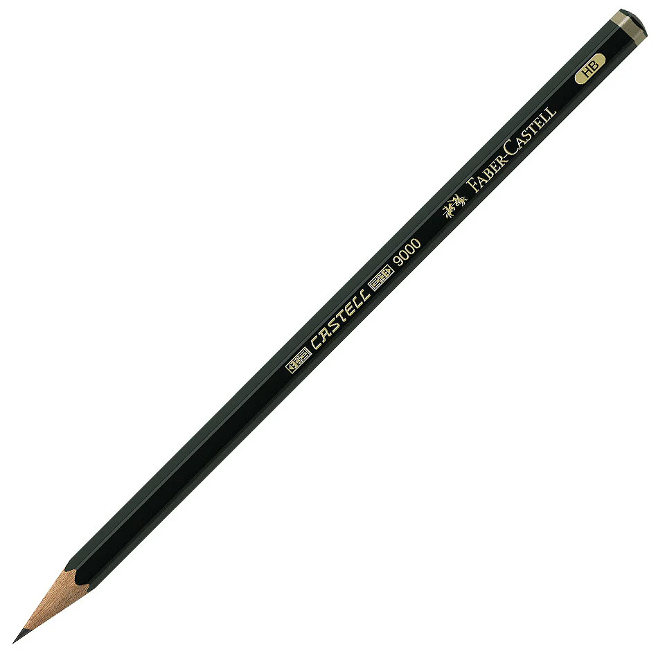Faber-Castell 9000 Pencil Tin of 6 - Image 3